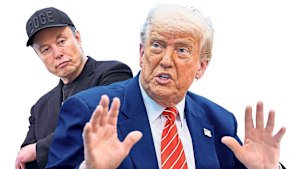 Elon Musk and Donald Trump.