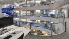 An atrium inside 1 Elizabeth, the new headquarters for Macquarie.