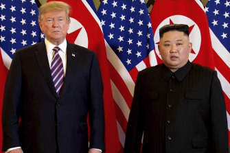 Negotiations between Donald Trump and Kim Jong-un broke down at a meeting in Vietnam in February.