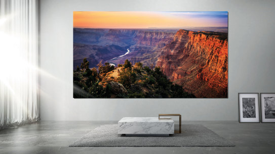Samsung's 'The Wall' is a modular microLED display that can get as big as your budget will allow.