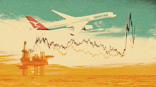Qantas and fuel prices.