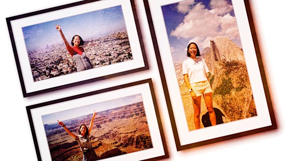 Maggie Zhou during her US adventure.