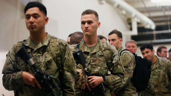 The 1st Brigade Combat Team of the 82nd Airborne Division.