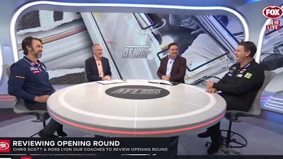Coaches Chris Scott and Ross Lyon were guests on AFL360.