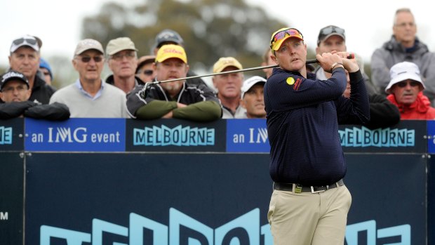 Jarrod Lyle on the golf course in Melbourne in 2013.