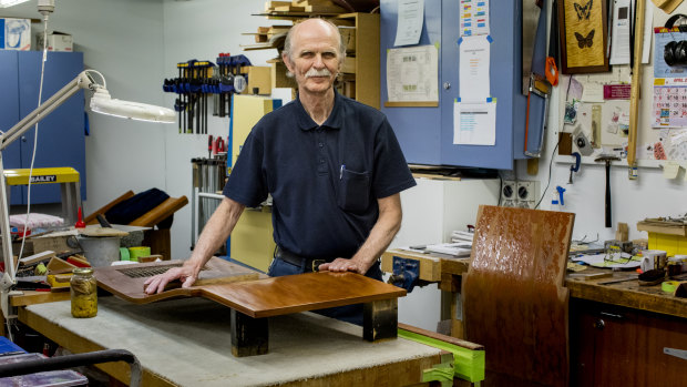 Furniture repairer Eugene Zacharewicz.