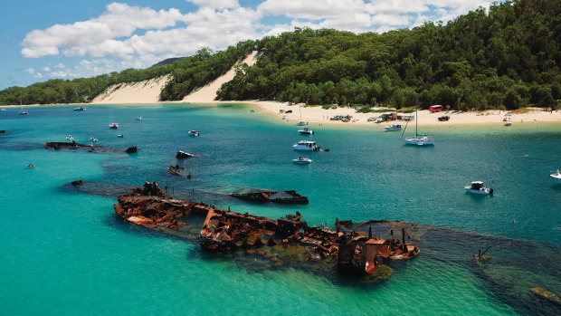 Tangalooma Island Resort is a short ferry ride from Brisbane.