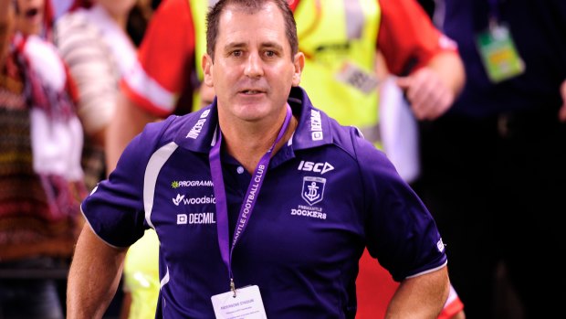 Ross Lyon during his Fremantle days.