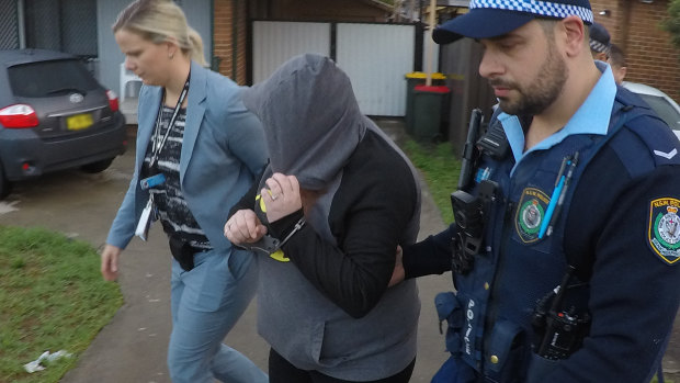 The mother was arrested at a home in Sydney's west on Wednesday. 