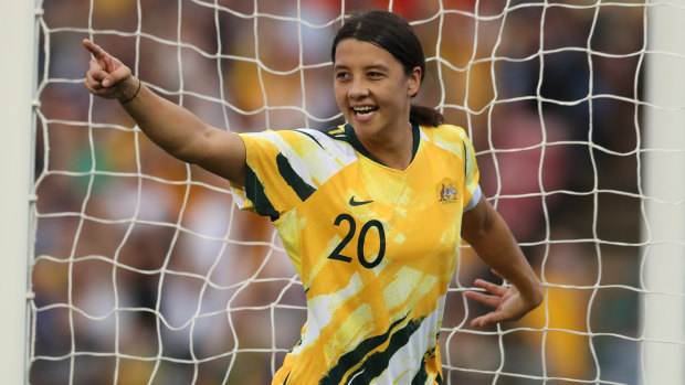 Matildas captain Sam Kerr is one of the game's most recognisable faces and could be taking part in a home World Cup in 2023 if Australia's bid is successful.