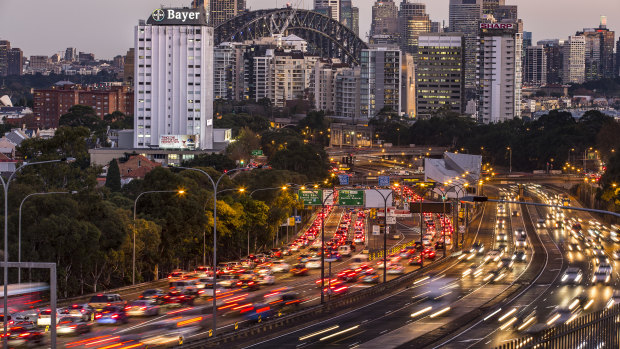 Sydney's population has grown by 500,000 in the past six years.