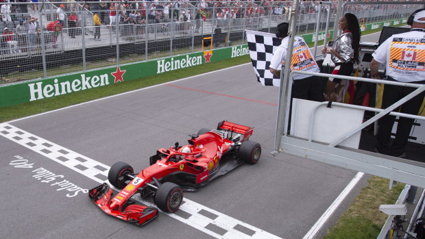 Vettel's victory was not endangered by an early flag.
