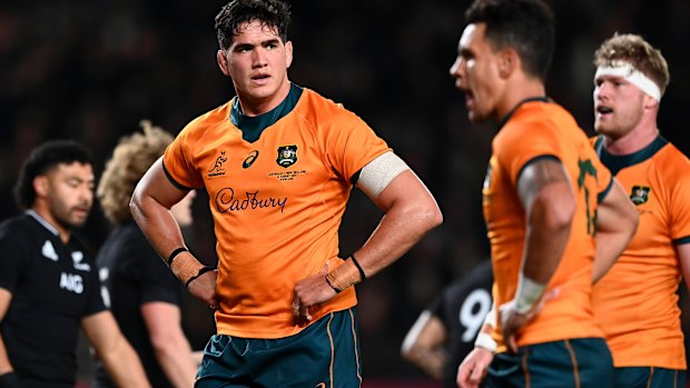 Darcy Swain’s place in the Wallabies side for Beldisloe III is under threat..