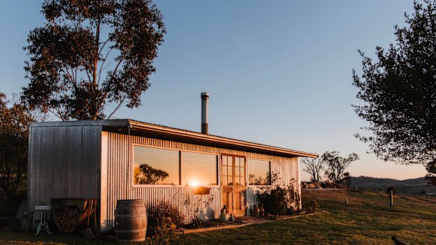 Shed by Zin at Lowe winery, Mudgee.