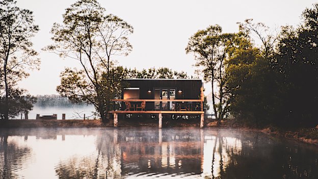 Visitors will find Scandinavian cosiness at Rosthwaite Farm’s Hideout Cabins in the Southern Highlands.