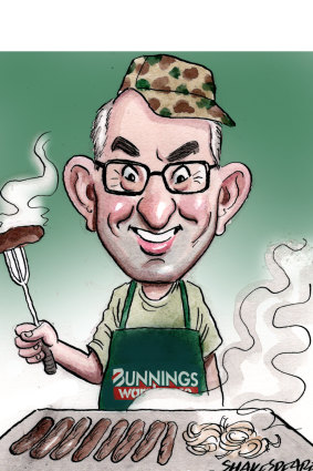 Mike Pezzullo loves the Bunnings sausage sizzle.