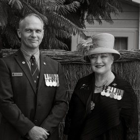 Veterans Adrian John Harding and Tamara Sloper-Harding. 