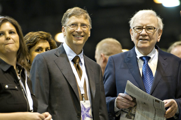 Bill Gates, left, and Warren Buffett in 2012.