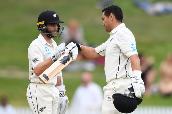 Ross Taylor (right) and Kane Williamson's Black Caps are the No.2 Test side in the world.