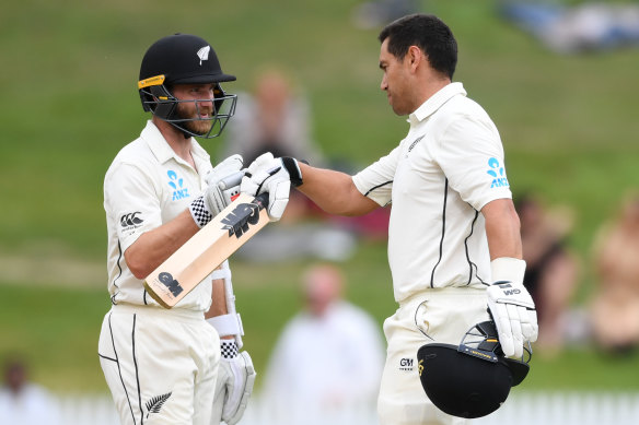 Ross Taylor (right) and Kane Williamson are a formidable partnership for New Zealand.