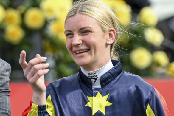 Jamie Melham (nee Kah) has returned to racing as a married woman.
