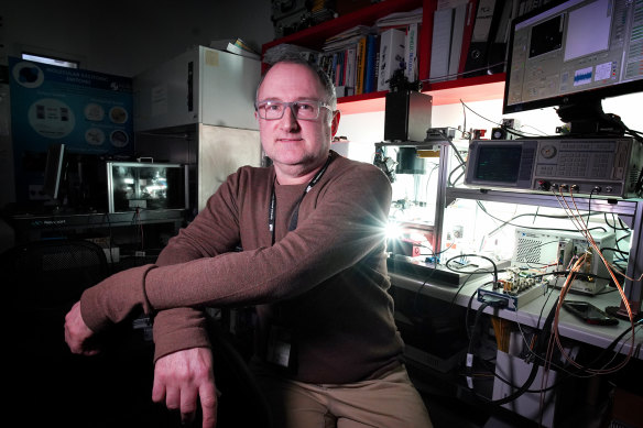 Jamie Laird invented a new solar-cell-analysing machine during lockdown.