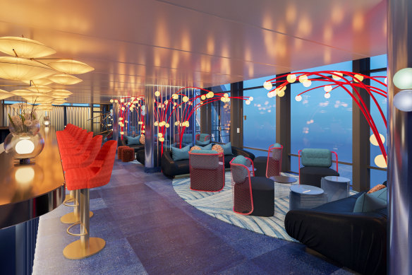 W Hotel Sydney: a lounge area will put on afternoon high teas.