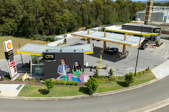 The Ropes Crossing service station is one of the assets up for sale.