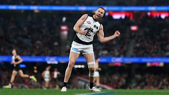 It was party time for Harry McKay and the Blues on Sunday night.