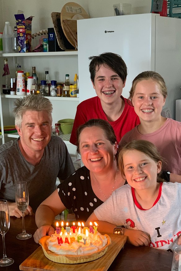 Ben and Tamara McKenzie, pictured with Max, Lucy and Ella, hope to save other lives by sharing their story.