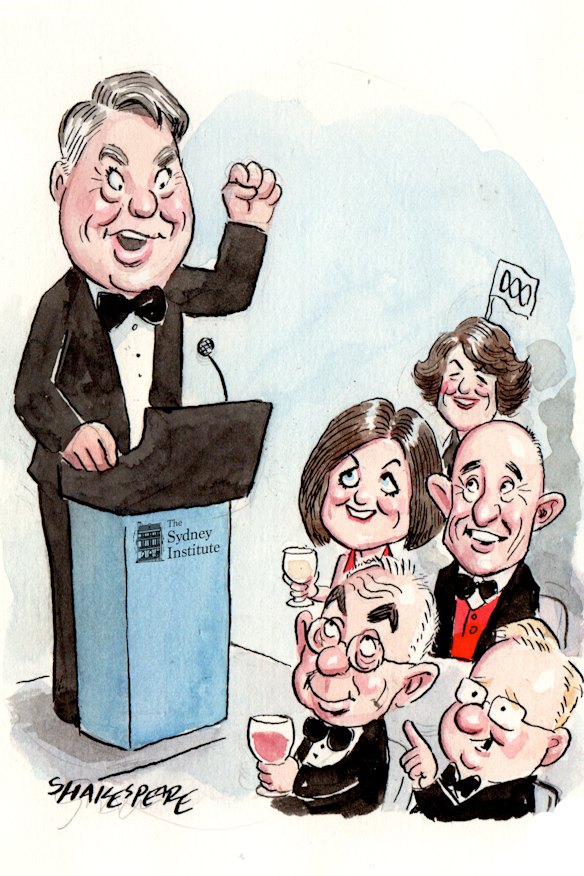 Richard Marles addresses the crowd.