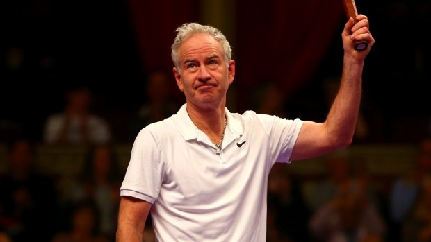 Colourful figure: John McEnroe is handsomely compensated for his Wimbledon coverage.