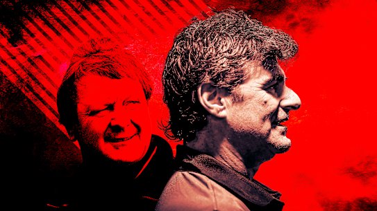 Essendon’s outgoing list boss Adrian Dodoro was discovered by Kevin Sheedy 33 years ago.