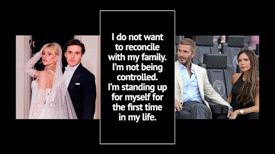 Brooklyn Beckham has confirmed years-long speculation of a rift between himself, his wife Nicola Peltz Beckham, and his parents, Sir David Beckham and Lady Victoria Beckham, in a sensational statement shared to Instagram.