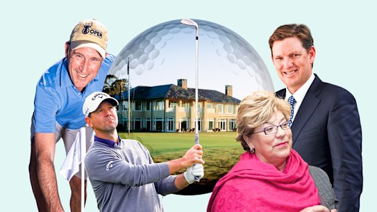 From left: James Sutherland, Ricky Ponting, Lyn Swinburne and David Evans.