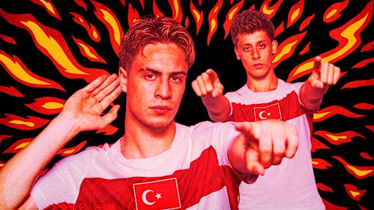Turkey’s young superstars Kenan Yildiz (left) and Arda Güler are the faces of a new generation.
