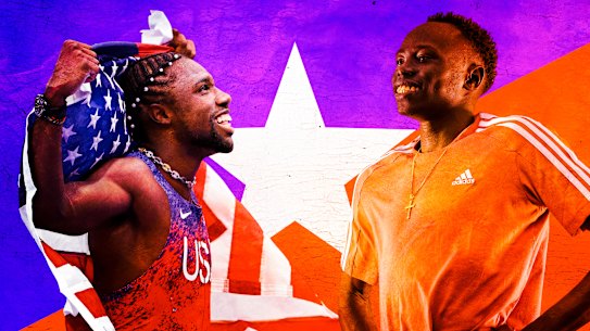 Noah Lyles and Gout Gout