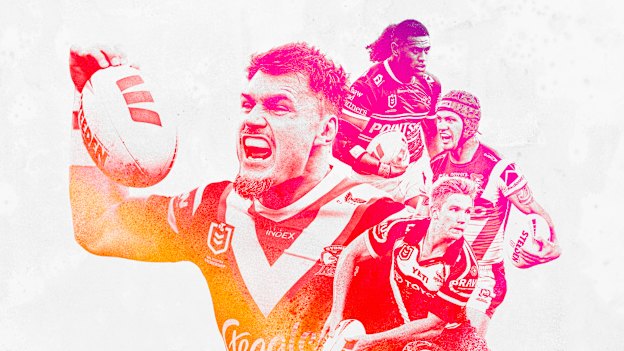 Angus Crichton, Haumole Olakau’atu, Kalyn Ponga and Tom Dearden are some of the stars in the finals this weekend.