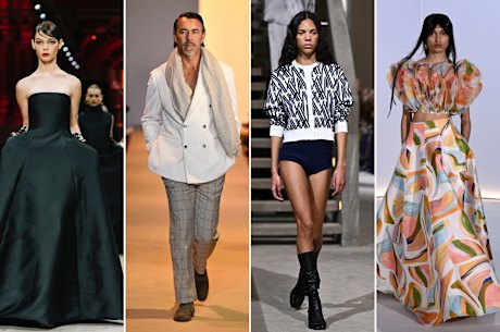 Four of the 12 designers bound for New York (from left) Mariam Seddiq, Christian Kimber, Viktoria & Woods and Acler.