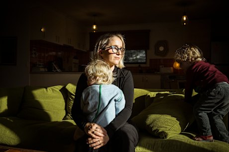 Lucinda McKimm runs a popular podcast on motherhood and career and said direct messages to the program reflect how unsettled working mothers are feeling.