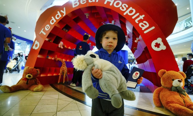 Hospital gives help fur what a sick teddy has to bear