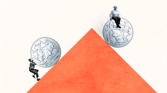 Older Australians have continued to increase their spending, while younger people have been forced to cut back on essentials.