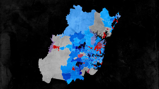 Sydney’s suburbs and population.