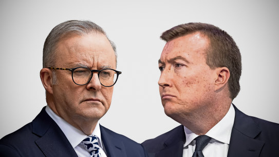Anthony Albanese and Bran Black.