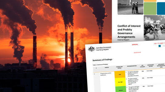 Clean Energy Regulator has chronic problems with managing conflicts. 
