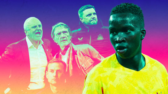 Garang Kuol composite image