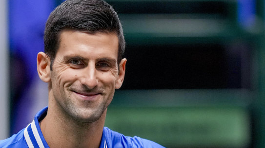 World No.1 Novak Djokovic.