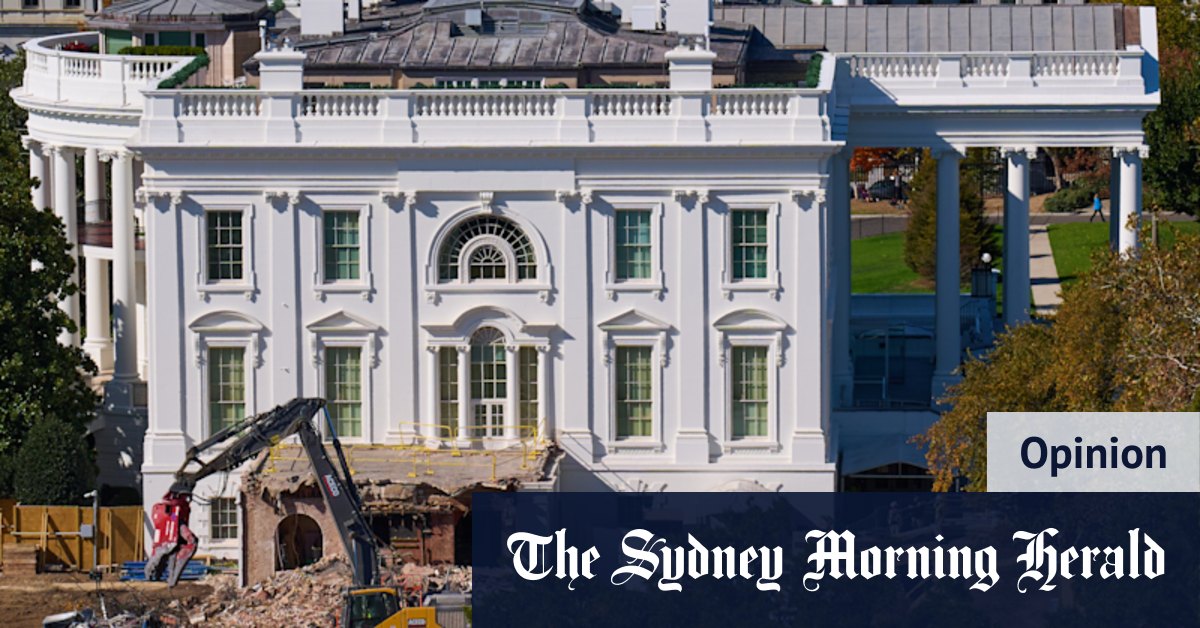 Sorry, but I struggle to get outraged about Trump’s White House renos