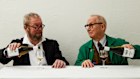 Trevor Gulliver with Fergus Henderson at St John Smithfield. 