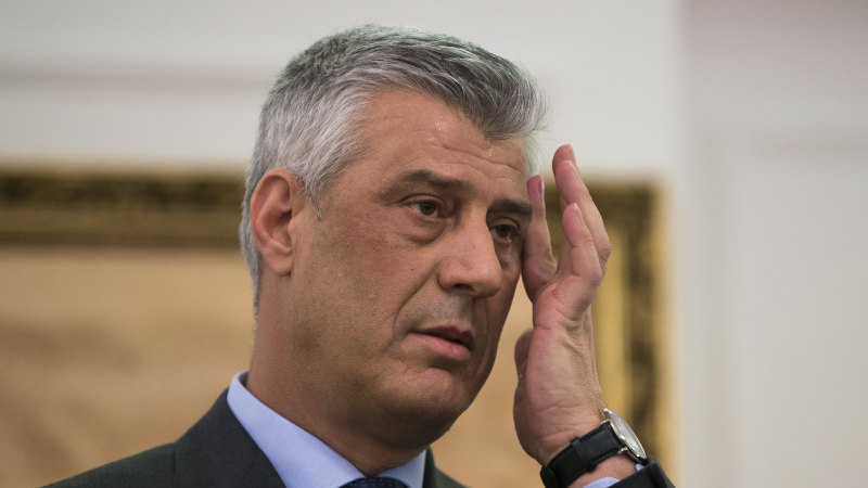 Kosovo's President indicted for war crimes, withdraws from White House talks